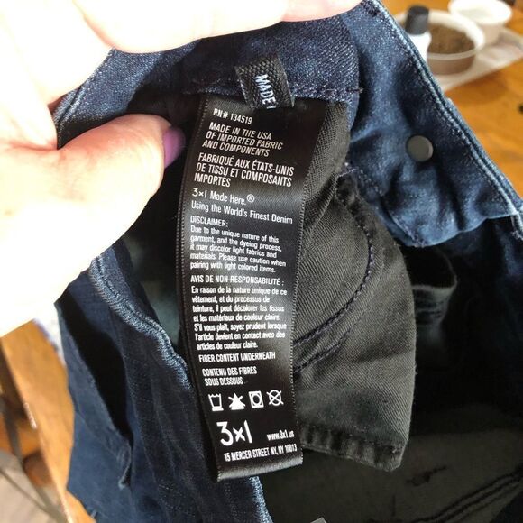 3x1 Channel High Rise Skinny Jeans Stanley Wash - 24 - Picture 12 of 14